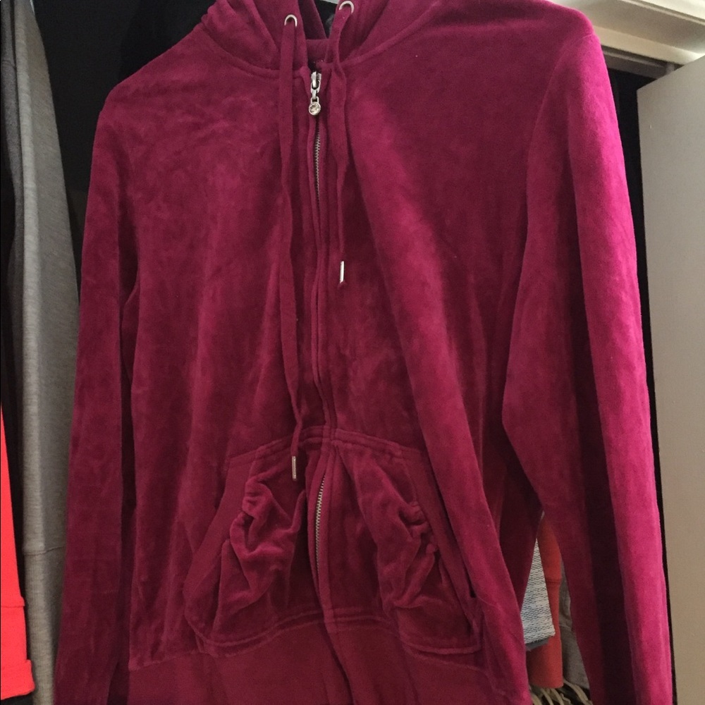 Express velour hoodie size large